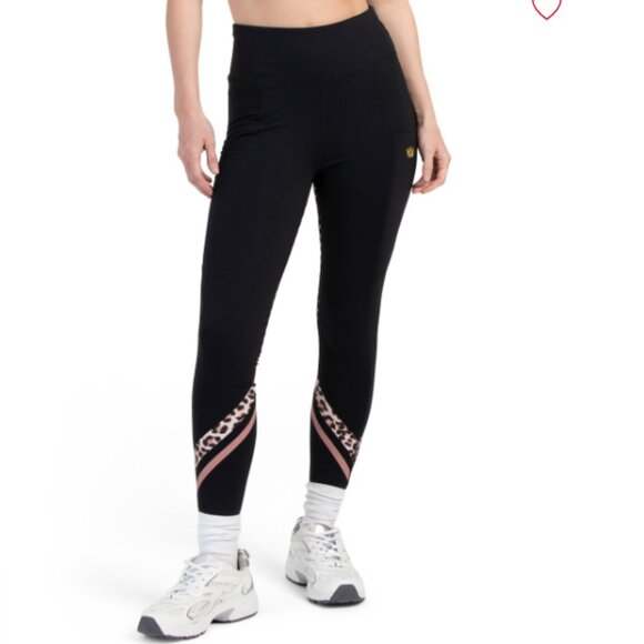 NEW KASTEL DENMARK women Equestrian Leggings With Silicone Seat in black 7252j1 - Picture 1 of 3